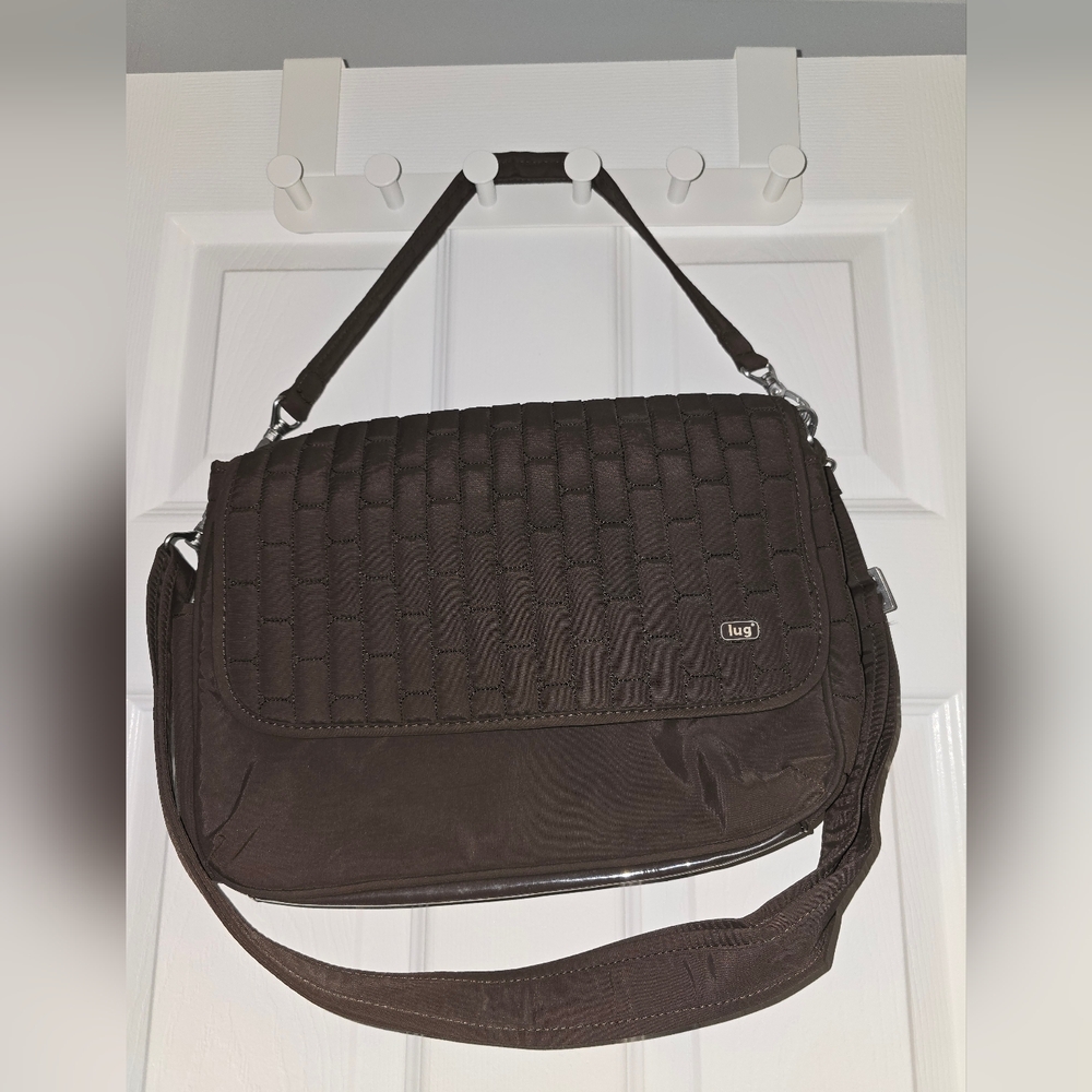 Brown Lug Crossbody/Shoulder Bag